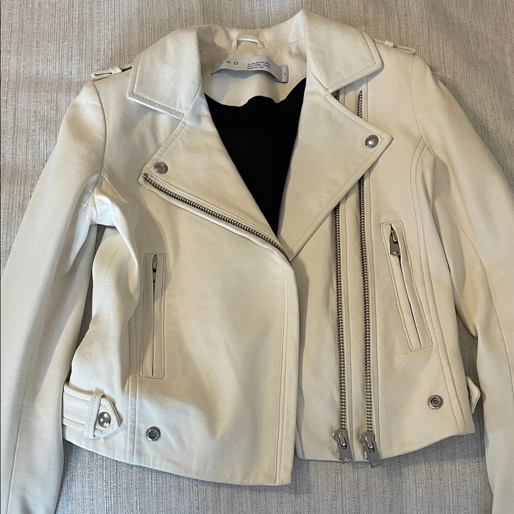 IRO Leather Moto Jacket - Picture 3 of 14